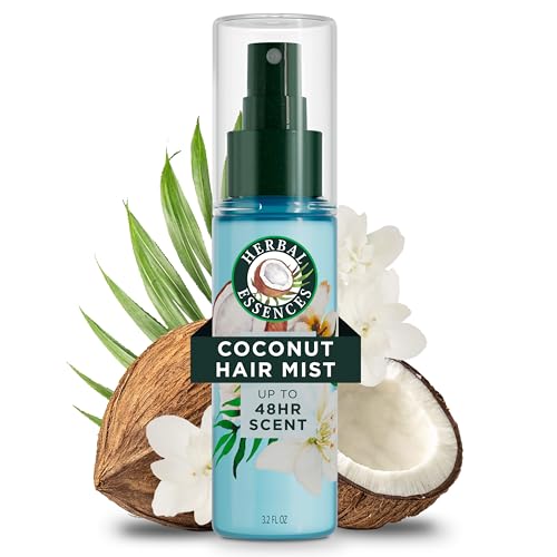 Herbal Essences Coconut Fragrance Hair Mist Coconut Scent Frizz Control 3.2 fl oz for all Hair Types