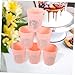 Beatifufu 6pcs Reusable Plastic Cups Bachelor Party Drinking Cups Unique for Weddings Dances and Events Sturdy and Easy to Clean