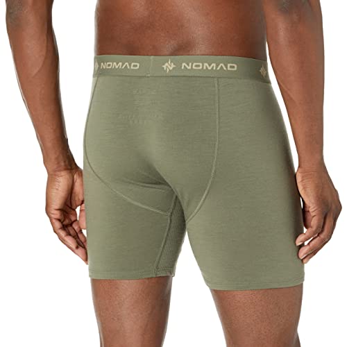 Nomad Men's Durawool Boxer Brief Base Layer Compression Short, Moss, XX-Large2