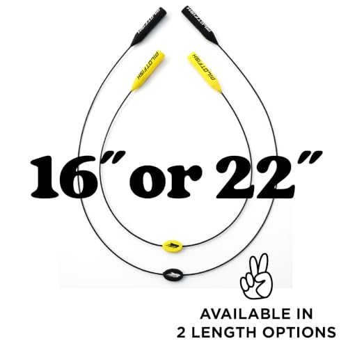 Image of Pilotfish Wire Sunglasses Strap, No-Tail Eyewear Retainer for Glasses, Secure Eyeglass Holder for Sports and Outdoors