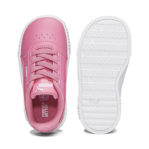 PUMA Shoes Kids Carina Sneaker, 6 US Unisex Toddler, Strawberry Burst-Strawberry Burst White4