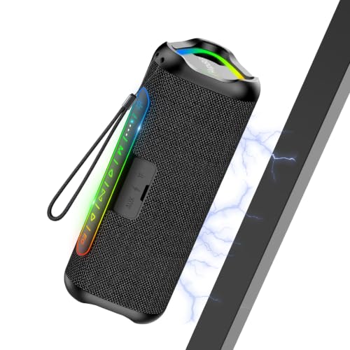 Image of Hupoaf Magnetic Bluetooth Speaker for Golf Cart, Portable Speakers Outdoor