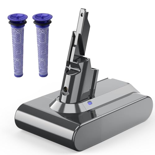 V7 6.0Ah Batterie pour Dyson V7 SV11 Animal de Remplacement Batterie 6000mAh V7 sans Fil, Extra, Fluffy, Mattress aspirateur, Motorhead, Pro, Trigger avec 2...