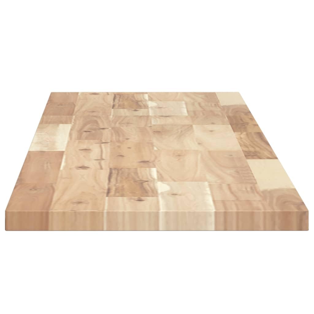 Pływające regały z drewna akacjowego 3 sztuki 160 x 30 x 2 cm nieobrobione na ścianę, praktyczne i dekoracyjne przechowywanie do kuchni, łazienki, salonu, sypialni, gabinetu, garażu,