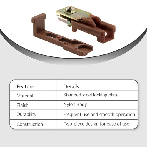 FHC N6710 Bi-Fold Door Top Pivot Bracket New Style (1 Set) miniatura 4