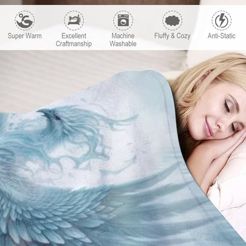 Couverture lit douce phénix pour des soirées d'hiver cocooning
