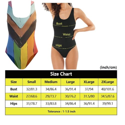 Trajes de baño para mujer orgullo progreso cómodos que no transparentan en el agua 5