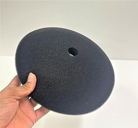 Image of Maple Car Care 5-Inch Final Cut Foam Pad for Car | Black Flat Buff Pad for Car Detailing | Heat Resistant Rotary & DA Polisher Pad | Waxing Buffing Pad for Polishing | Polish Pads for Car & Bike