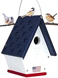 JCs Wildlife Recycled Poly Lumber Wren Chateau Birdhouse - Made in The USA -...