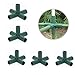 Produktbild 16mm Gartenrahmenkäfige Eckverbinder 5-Wege-Rohrverbinder Eckverbinder Kunststoffbeschichtete PVC-Verbinder für Gartenrahmen unterstützt Obstkäfig Netzrahmen Zäune Gewächshausrahmen Möbelverbinder
