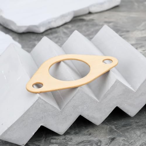 Image of 2Pcs Intake Manifold Gasket Lawn Mower Engine Gasket 11061-7019 Compatible with Kawasaki FH451V FH500V FH541V FH580V Yellow