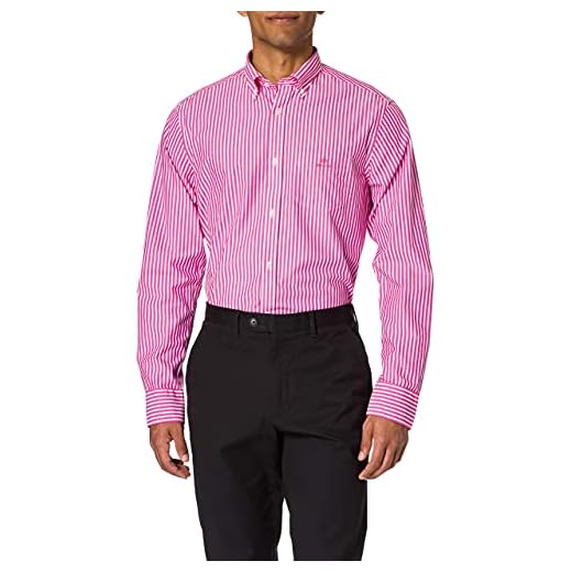 GANT Reg Broadcloth randig Bd skjorta för män