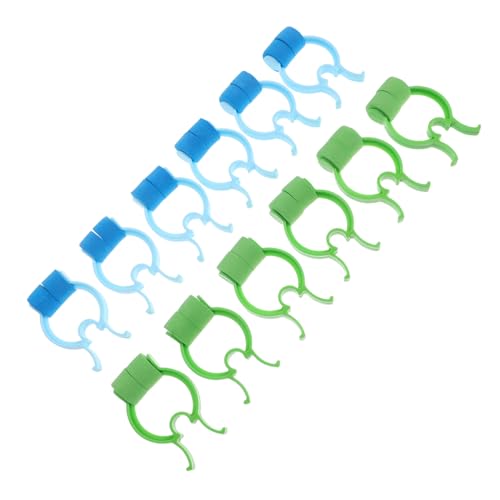 BESPORTBLE 12 Piezas Clip De Ejercicio De Respiración para Tapones Nasales Clips para Detener Hemorragias Nasales Uso Profesional Cuidado De Epistaxis Nasal