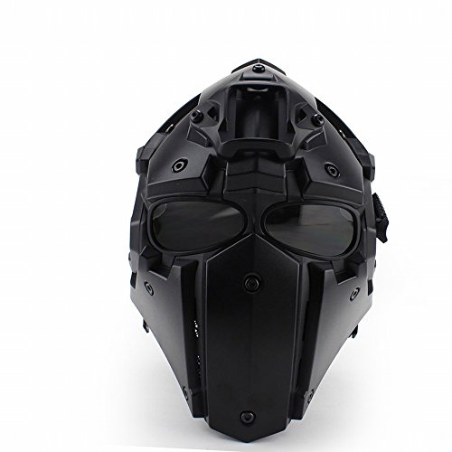 Casque tactique d'équitation GZZ : protégez votre visage des chocs et du vent fort
