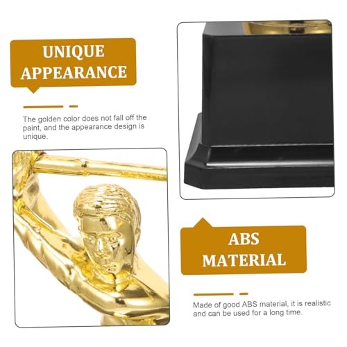 Yardwe 4 Pcs troféu de golfe prazer dante fun mini troféus crianças de futebol bola de futebol decor