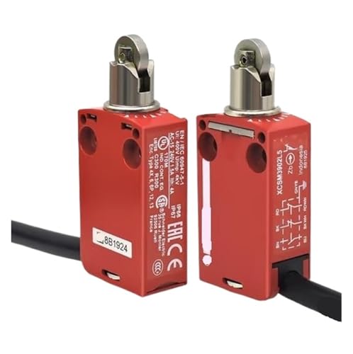 Interrupteur rouleau XCSM3902L5 robuste avec câble étanche de 5m