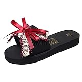 PTLLEND Original Damen,Cosy Slides,Original Wolkenslipper,Original Rutschfeste Pannensichere Weiche Hausschuhe flop orthopädische flip flops sommerschuhe sandcasual damensandschwarze flache komforts