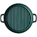 QZH Assiette de Vaisselle en céramique créative 2 pièces Plat de Cuisson binaural en céramique Plat de Cuisson ondulé Assiette de dîner de ménage créatif Assiette de Riz au Four pour la fêt
