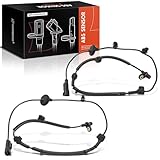 A-Premium ABS Wheel Speed Sensor Compatible with Mitsubishi Models - Outlander Sport 2013 2014 2015, FWD Only - Rear Driver and Passenger Side, 2-PC Set, Replace# 4670A838, 4670B416