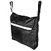 Borsa per sedia a rotelle Zaino per sedia a rotelle Borsa per il trasporto di oggetti sciolti Nero