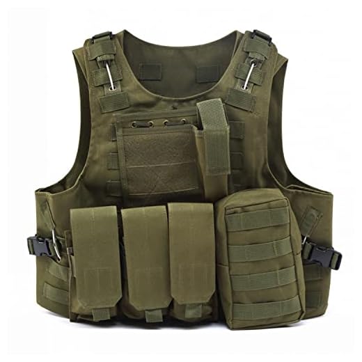 sfpong Gilet militaire tactique de chasse pour pour airsoft, peau