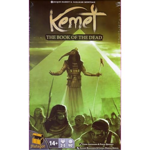 Matagot SARL, Kemet - Blood and Sand: Book of The Dead Expansion, Board Game, Ages 12+, 2 to 5 Players, 90 to 120 Minutes Playing Time, MAT-KEM-024-875