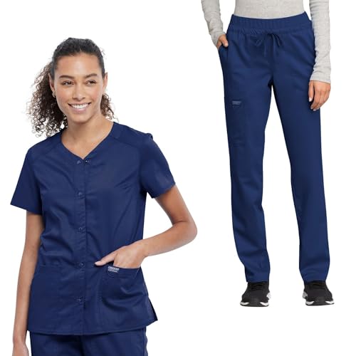Ensemble médical Cherokee WW622 WW105 bleu marine haut XL pantalon XL