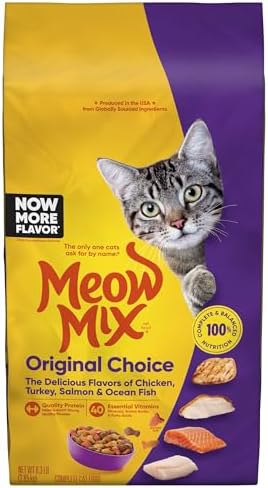 Meow Mix Original Choice Dry Cat Food, 6.3 Pound B… Meow Mix Original Choice Dry Cat Food, 6.3 Pound B…