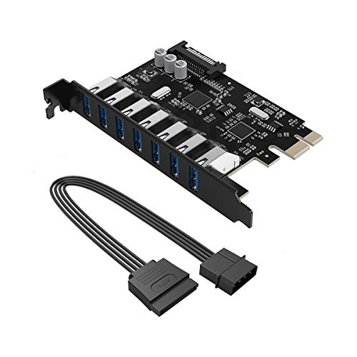 ORICO PCI-E to USB 3.0 Internal Expansion Card Adapter, USB 3.0 Hub Controller