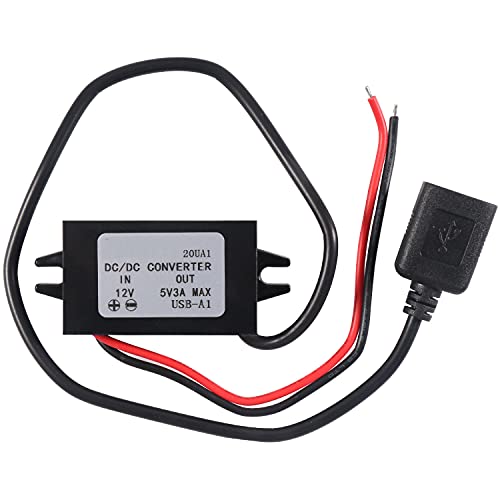 Image of 2Pcs Step Down DC Converter 9V- 35V 12V 24V to 5V 3A DC USB Buck Converter Buck Module USB Output Power Adapter Power Adapter Regulator Car Power