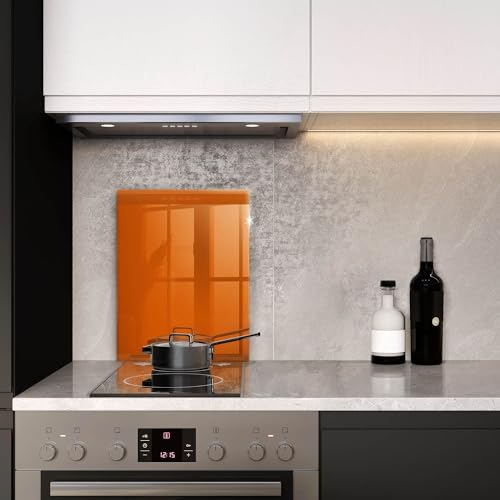 Planche à découper induction 40x52 cm Wallfluent orange pour protection plaque