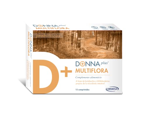 DONNAplus Multiflora | Complemento Alimenticio para la Flora Intestinal - 15 Comprimidos Cover