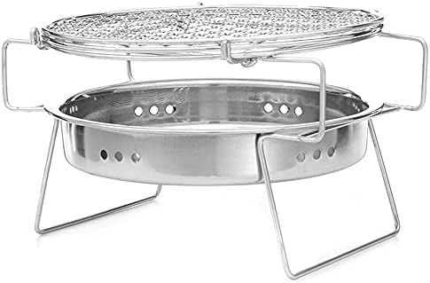 Mini BBQ Grill Stainless Steel Folding Barbecue Accessories Portable Kitchen Cooking Tools for Outdoor Camping image 2