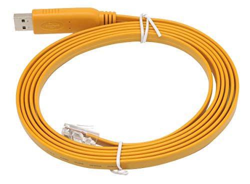 KAUMO CONSOLE(RJ45) USB�ϊ� �R���\�[���P�[�u�� (�I�����W 2.0m FTDI�`�b�v)