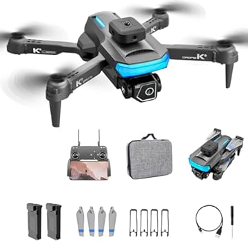 Drone Com Camera Drone Profissional 1080p HD câmeras com Fluxo óptico 4K FPV Mini Controle Remoto DroneQuadricóptero LS-XT5