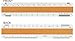 Woodrow 6" Architectural 4 Bevel Wood Ruler