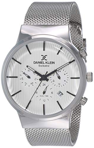 Daniel Klein Analog Silver Dial Mens Watch-DK11958-3 (B07QMZNTSR) Amazon Price History, Amazon Price Tracker