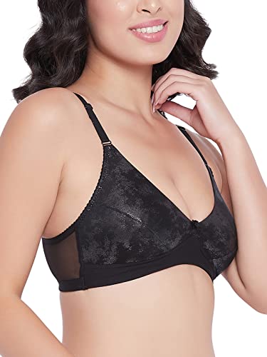 Image of Clovia Women's Cotton Non-Padded Wire Free Casual Plunge Bra