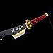 Yongli Sword Demon Slayer Sword Kimetsu no Yaiba Japanese Anime Kamado Tanjirou Kochou Shinobu Cosplay Replica Sword Game Carbon Steel (Uzui Tengen)