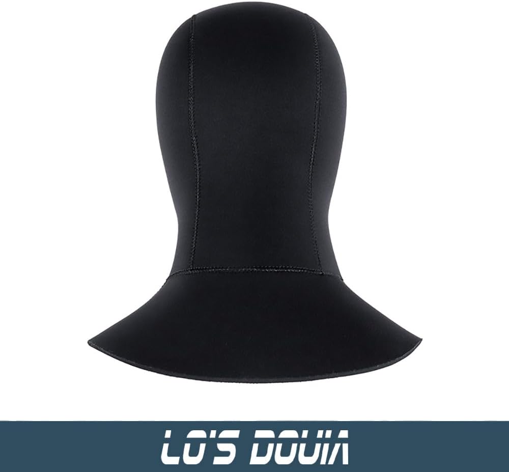 Lo's Douia 3MM Diving Hood Neoprene Scuba Cap Snorkeling Wetsuit Hood Surf Divers Hat for Men Women