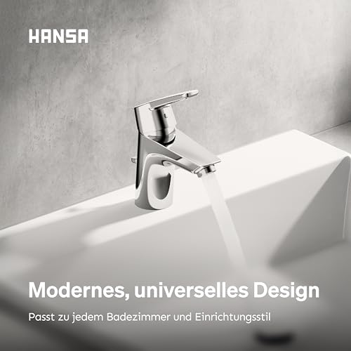 Hansa Polo Waschtischarmatur mit Temperatur- und Wassermengenbegrenzer