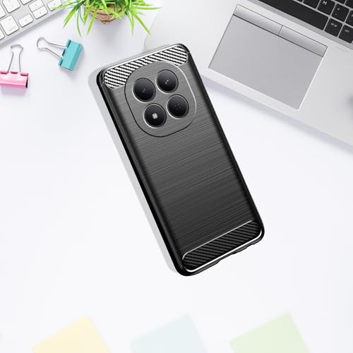 Image of Amazon Brand - Solimo Back Cover Case for Redmi Note 15 Pro 5G | Compatible for Redmi Note 15 Pro 5G Back Cover | 360 Degree Protection | Soft and Flexible (TPU | Matte Black)