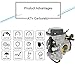 Carburetor Replacement for Yamaha Wolverine 350 YFM350FX YFM350 FX 4X4 1996-2005 & 1999 Yamaha Big Bear 350 YFM350 4x4 ATV4KB-14901-10-00 4KB-14901-22-00