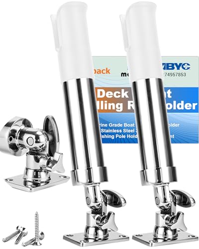 Support de canne à pêche à la traîne pour bateaux et yachts en acier inoxydable durable