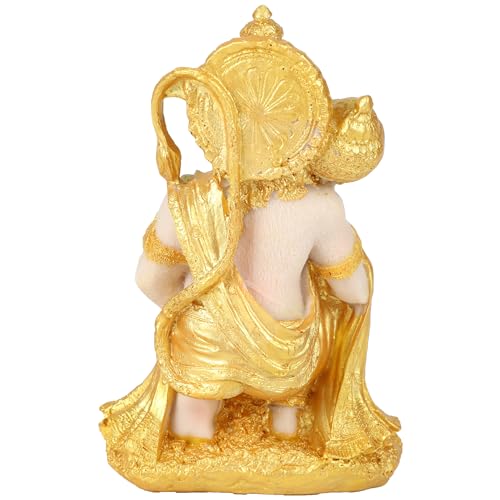 Estatua de Hanuman de 6 pulgadas en resina miniatura 4