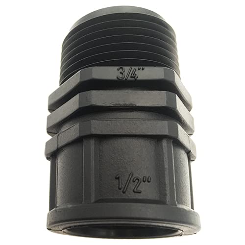 3/4" Male to 1/2" Female BSP Reducing Bush Converter Connector Irrigation