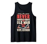 Mai sottovalutare un vecchio con vinile Records LP Player. Design grafico vintage retrò per giradischi in vinile che farà sorridere qualsiasi collezionista di vinili, DJ, audiofili e amanti del vinile. Ideale per gli amanti della musica che amano collezionare dischi in vinile.
