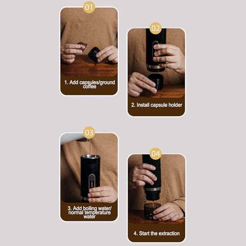 Cafetera Portátil con Batería Recargable 8 tazas miniatura 5