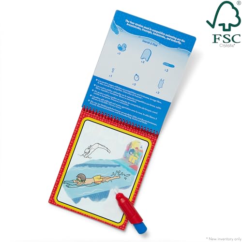 Image of Melissa & Doug On The Go Water Wow! Reusable Water-Reveal Coloring Activity Pad - Jungle (Pack of 6)