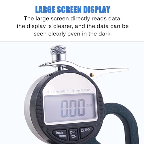 Medidor digital de espesor para esponja 0-10mm con pantalla LCD miniatura 6